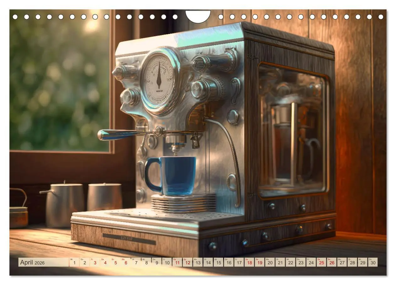Bild: 9783457534946 | Kaffee Pause (Wandkalender 2026 DIN A4 quer), CALVENDO Monatskalender