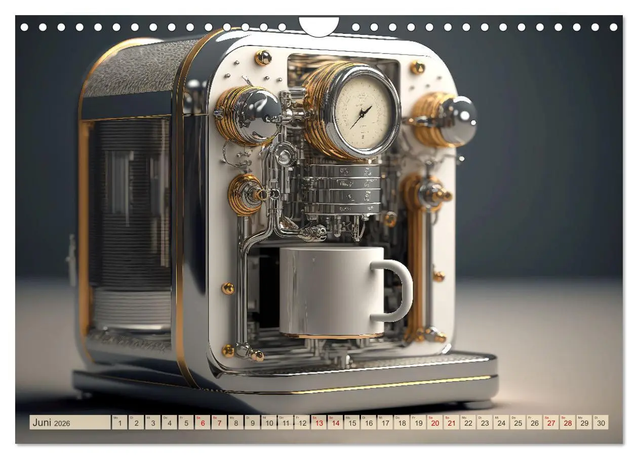 Bild: 9783457534946 | Kaffee Pause (Wandkalender 2026 DIN A4 quer), CALVENDO Monatskalender