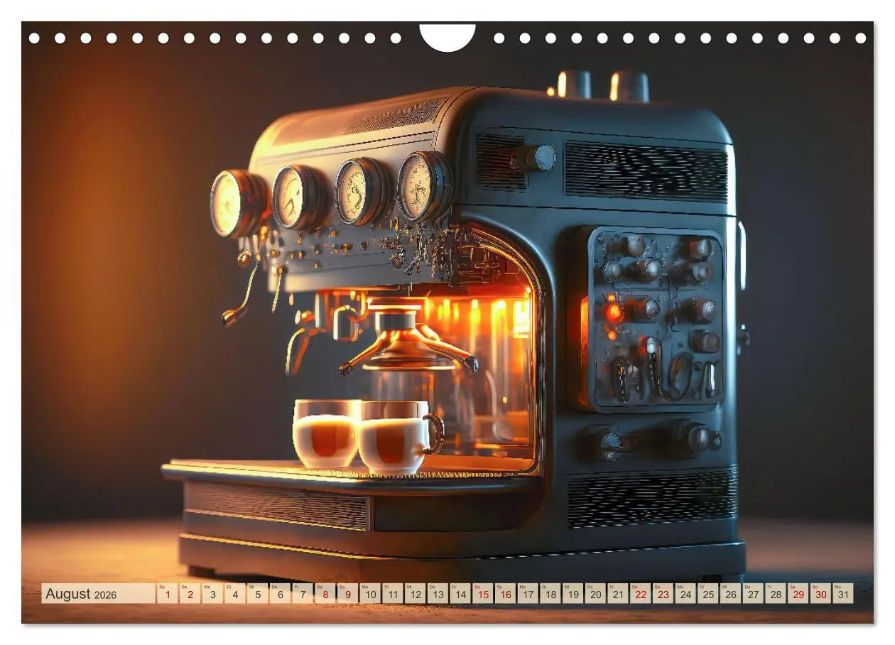 Bild: 9783457534946 | Kaffee Pause (Wandkalender 2026 DIN A4 quer), CALVENDO Monatskalender