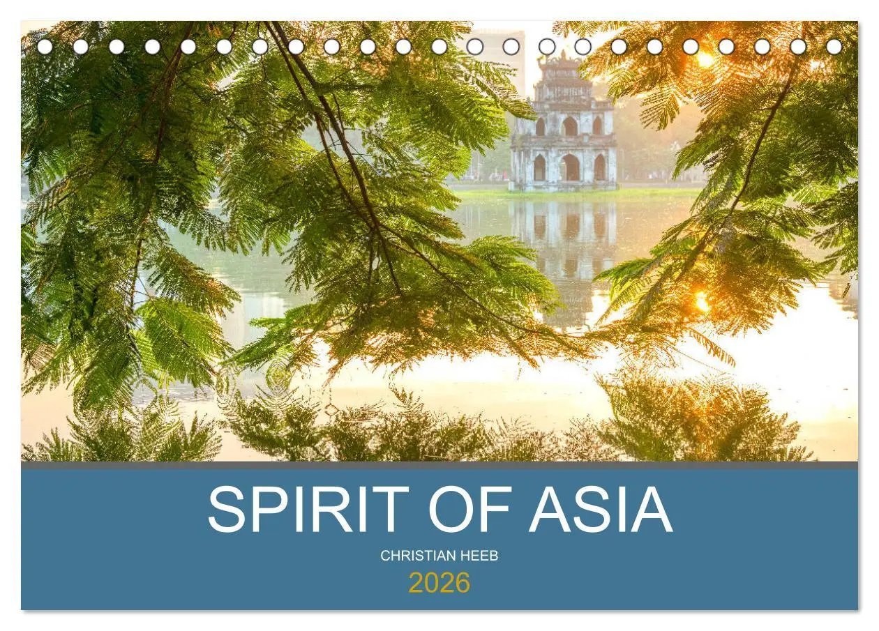 Cover: 9783457774946 | Spirit of Asia (Tischkalender 2026 DIN A5 quer), CALVENDO...