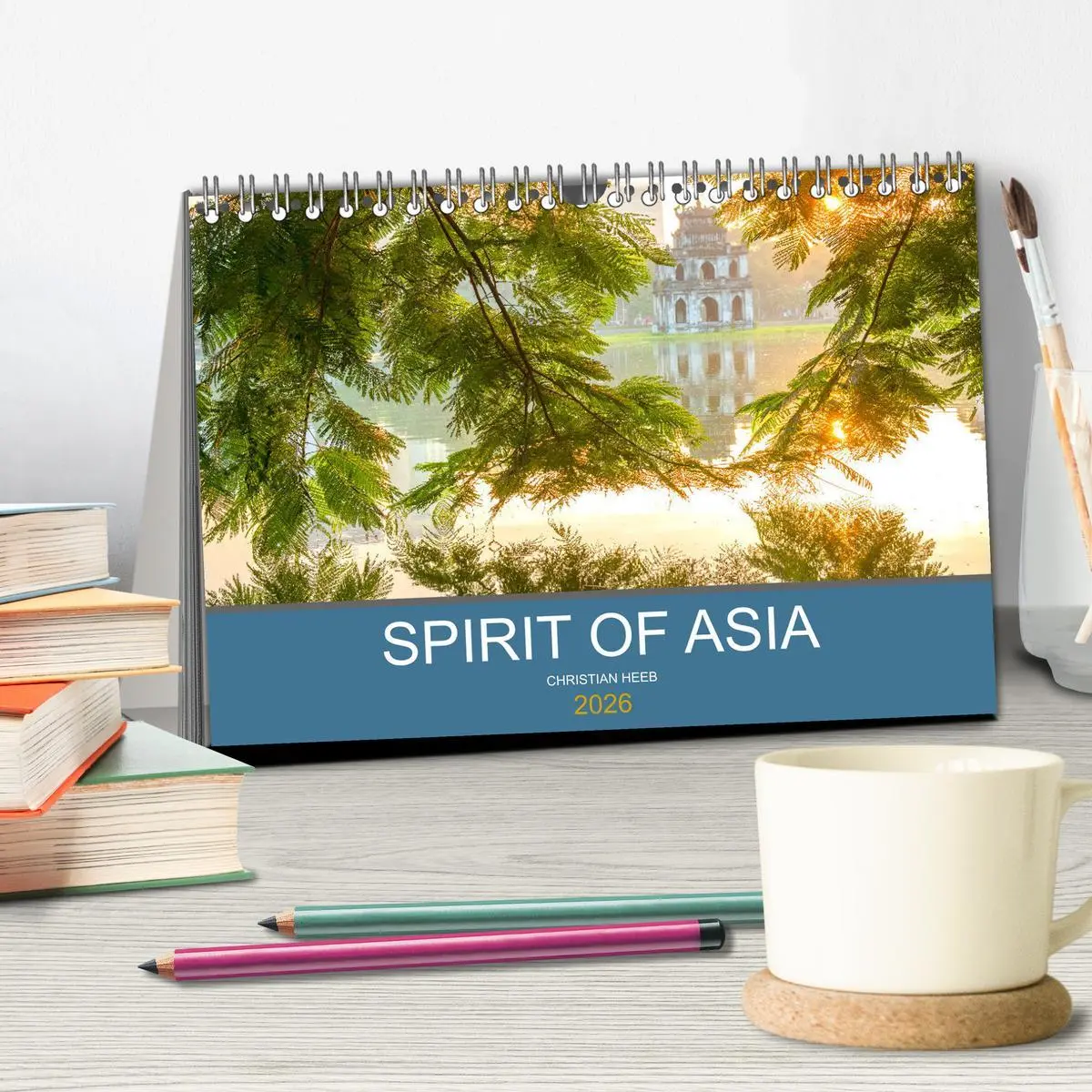Bild: 9783457774946 | Spirit of Asia (Tischkalender 2026 DIN A5 quer), CALVENDO...