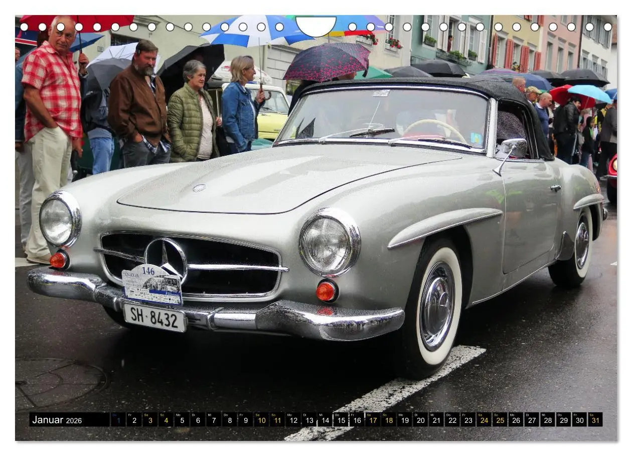 Bild: 9783457914946 | Mercedes SL Classics (Wandkalender 2026 DIN A4 quer), CALVENDO...