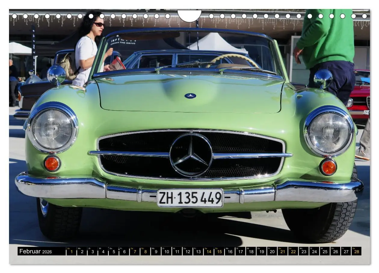 Bild: 9783457914946 | Mercedes SL Classics (Wandkalender 2026 DIN A4 quer), CALVENDO...