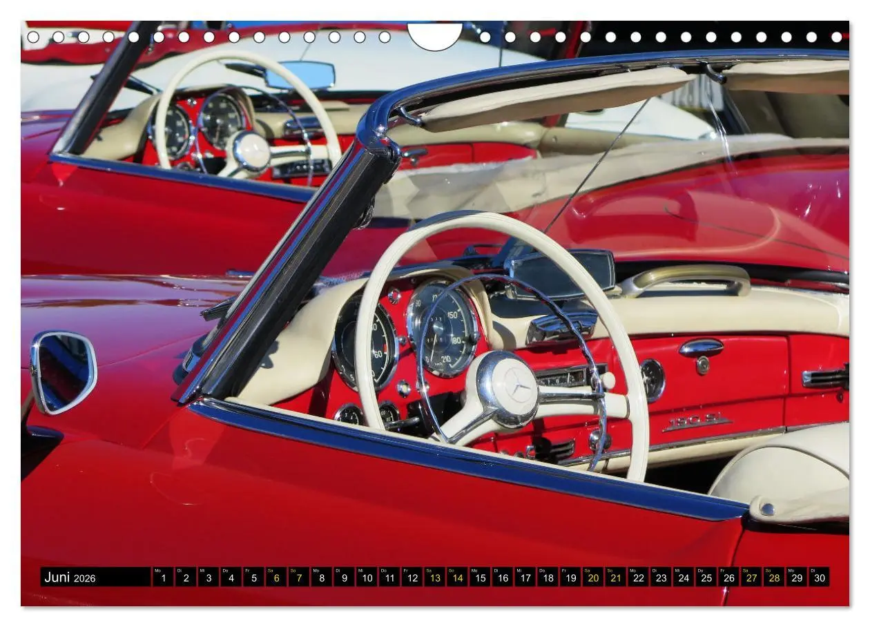 Bild: 9783457914946 | Mercedes SL Classics (Wandkalender 2026 DIN A4 quer), CALVENDO...