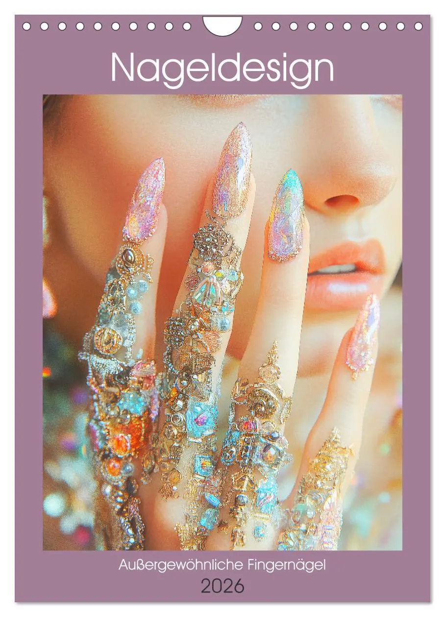 Cover: 9783516244946 | Nageldesign. Außergewöhnliche Fingernägel (Wandkalender 2026 DIN A4...