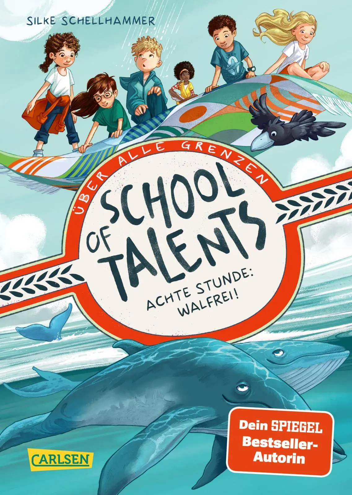 Cover: 9783551654946 | School of Talents 8: Achte Stunde: Walfrei! | Silke Schellhammer