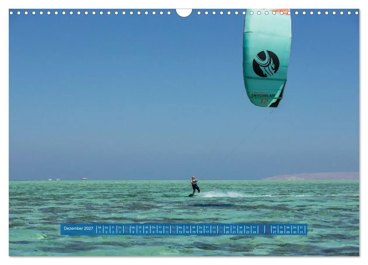 Bild: 9783569404946 | Kite Boarding El Gouna (Wandkalender 2027 DIN A3 quer), CALVENDO...
