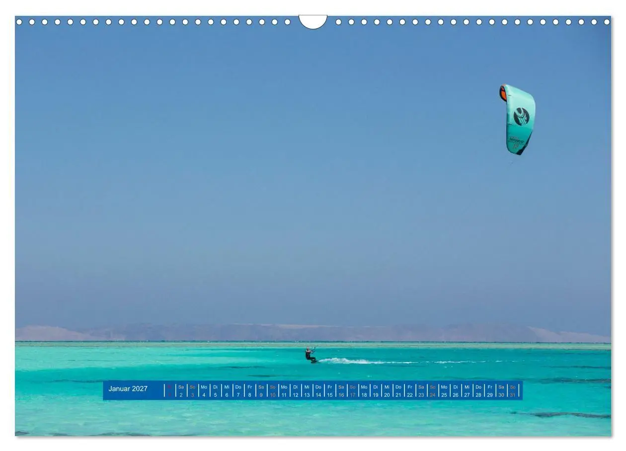 Bild: 9783569404946 | Kite Boarding El Gouna (Wandkalender 2027 DIN A3 quer), CALVENDO...