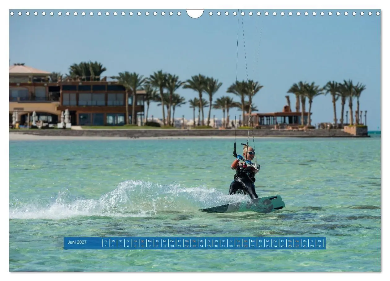 Bild: 9783569404946 | Kite Boarding El Gouna (Wandkalender 2027 DIN A3 quer), CALVENDO...