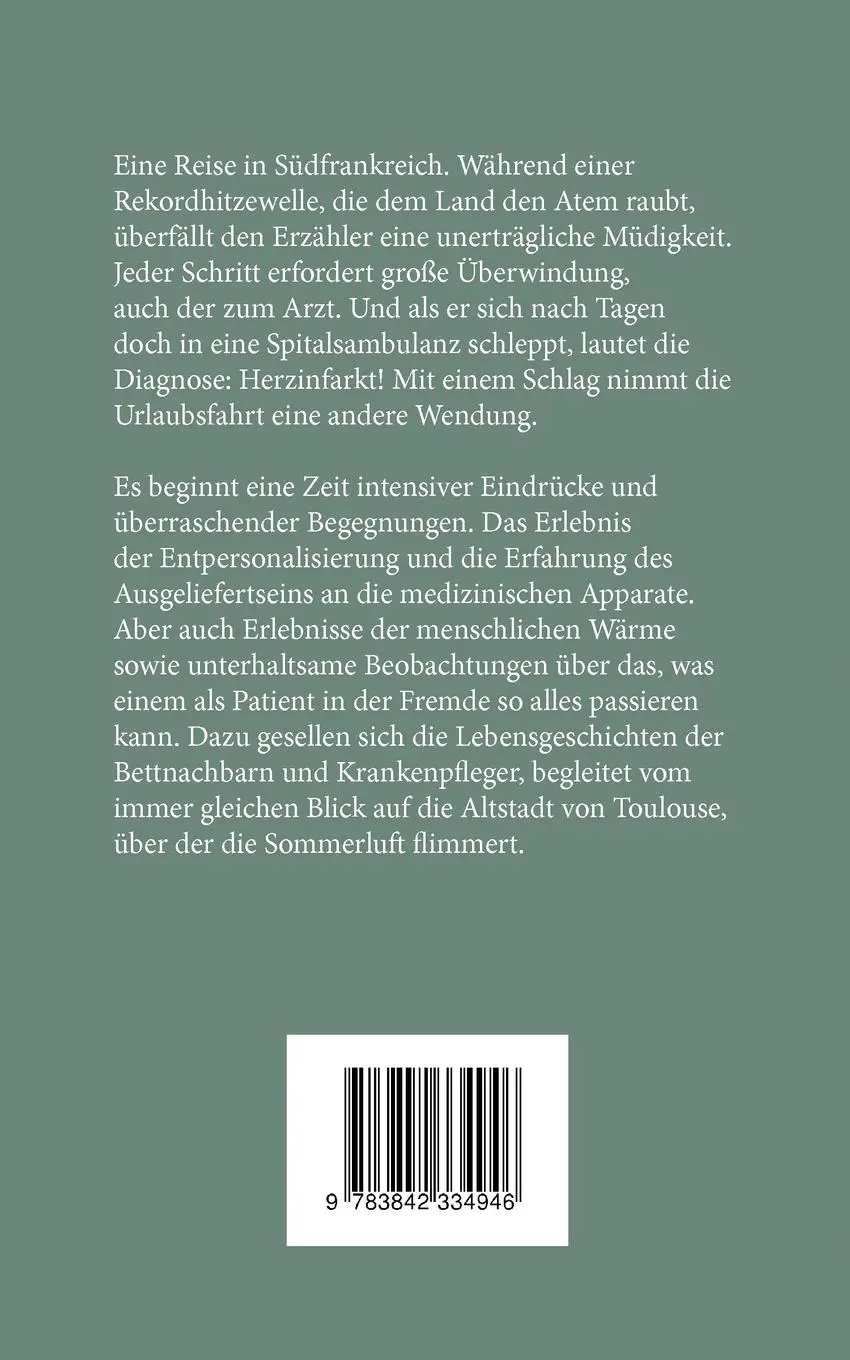Rückseite: 9783842334946 | Süden, Sonne, Herzstation | Notizen einer abenteuerlichen Reise | Buch