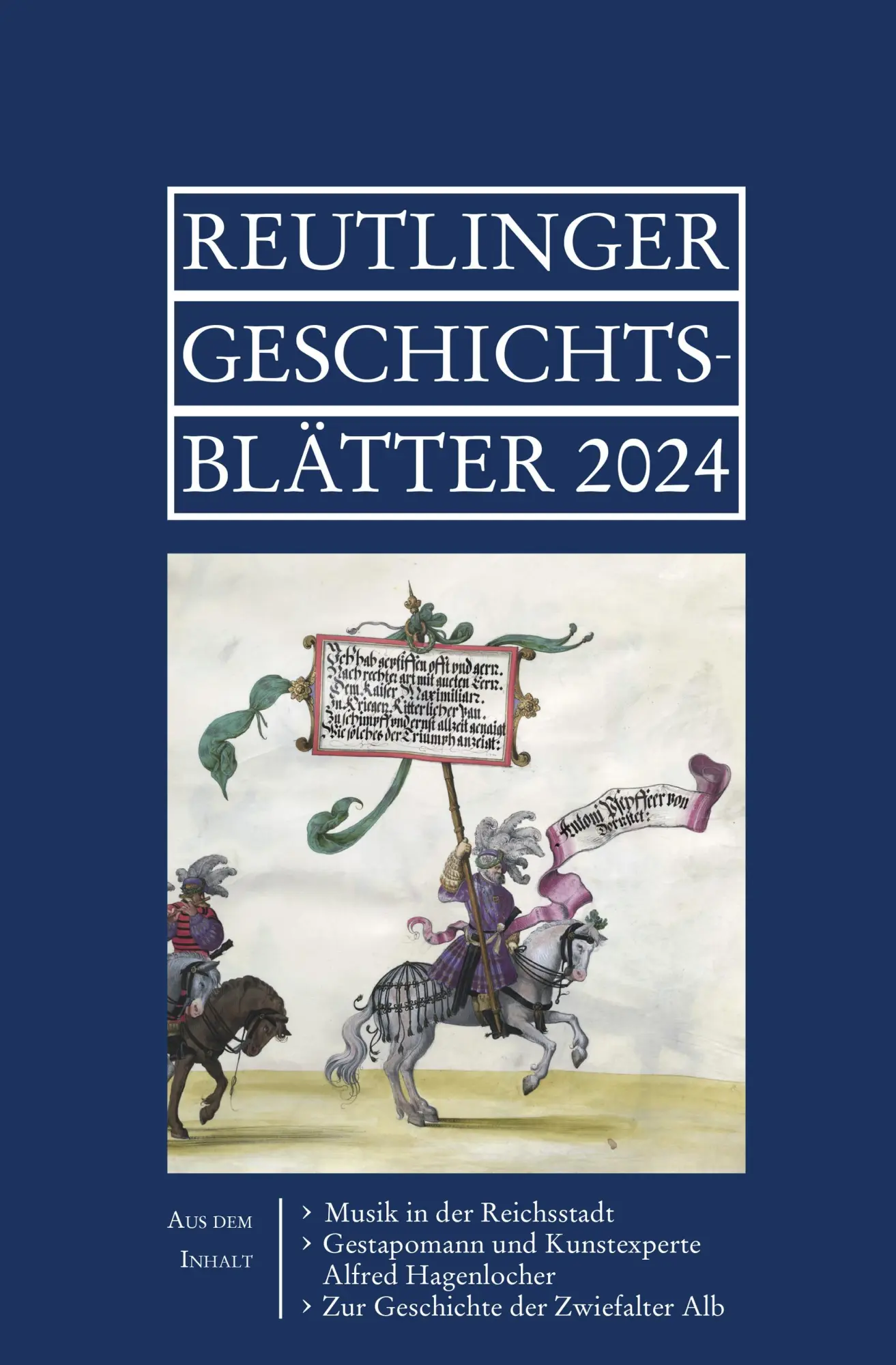 Cover: 9783955054946 | Reutlinger Geschichtsblätter | Jahrgang 2024, Neue Folge Nr. 63 | Buch