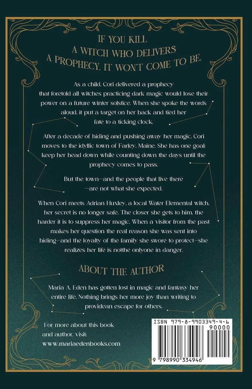 Rückseite: 9798990334946 | The Gray Prophecy | Maria A Eden | Taschenbuch | Englisch | 2024