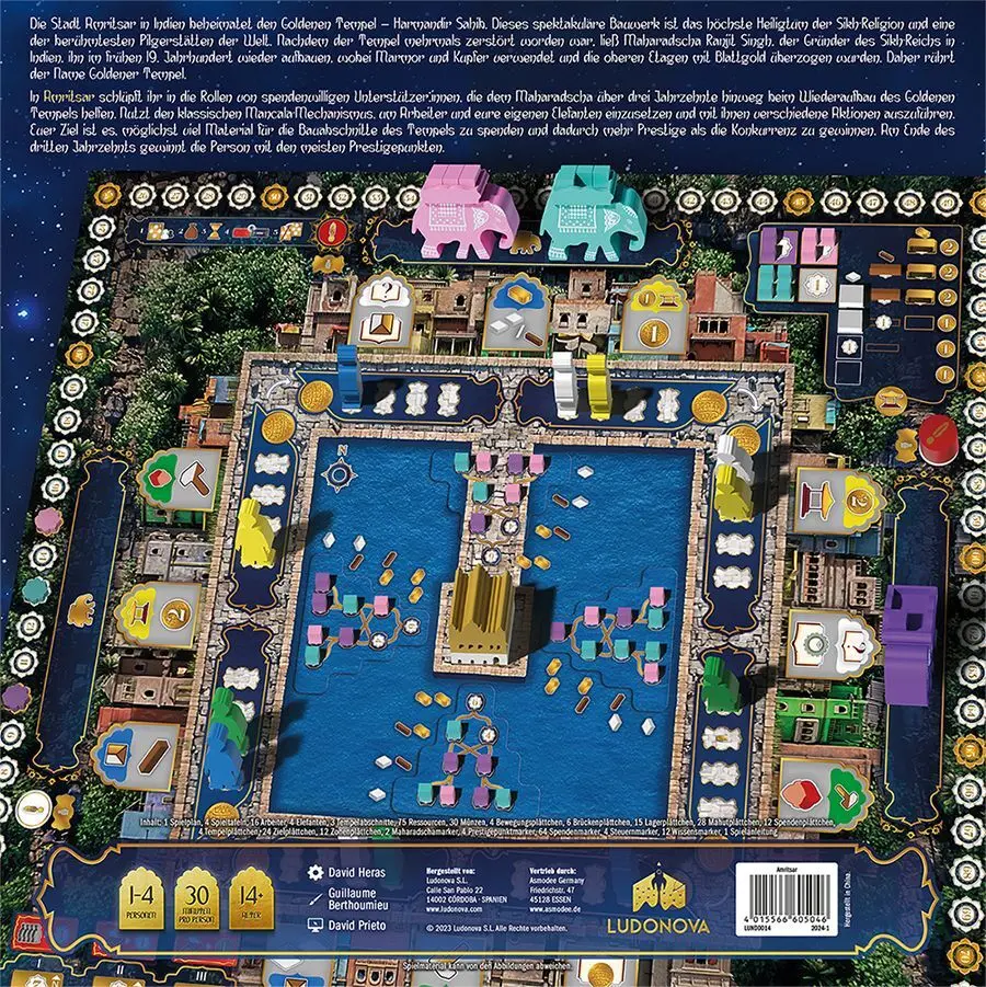 Bild: 4015566605046 | Amritsar: Der Goldene Tempel | David Heras | Spiel | LUND0014 | 2024