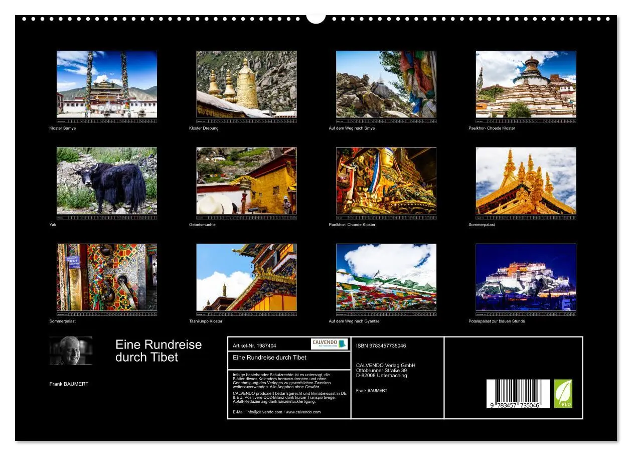 Bild: 9783457735046 | Eine Rundreise durch Tibet (hochwertiger Premium Wandkalender 2026...