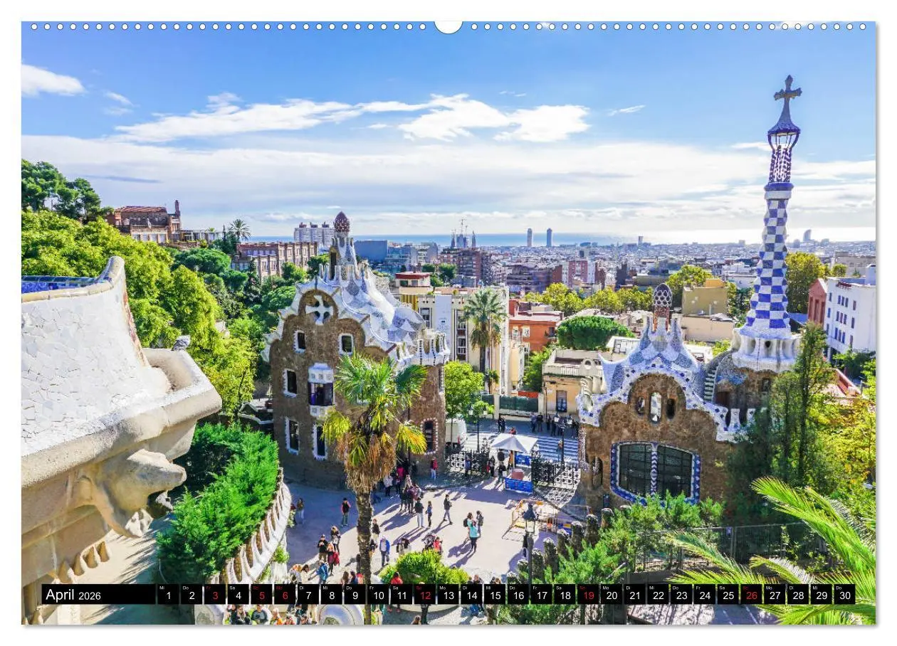 Bild: 9783457805046 | Barcelona - Über den Dächern Kataloniens (Wandkalender 2026 DIN A2...