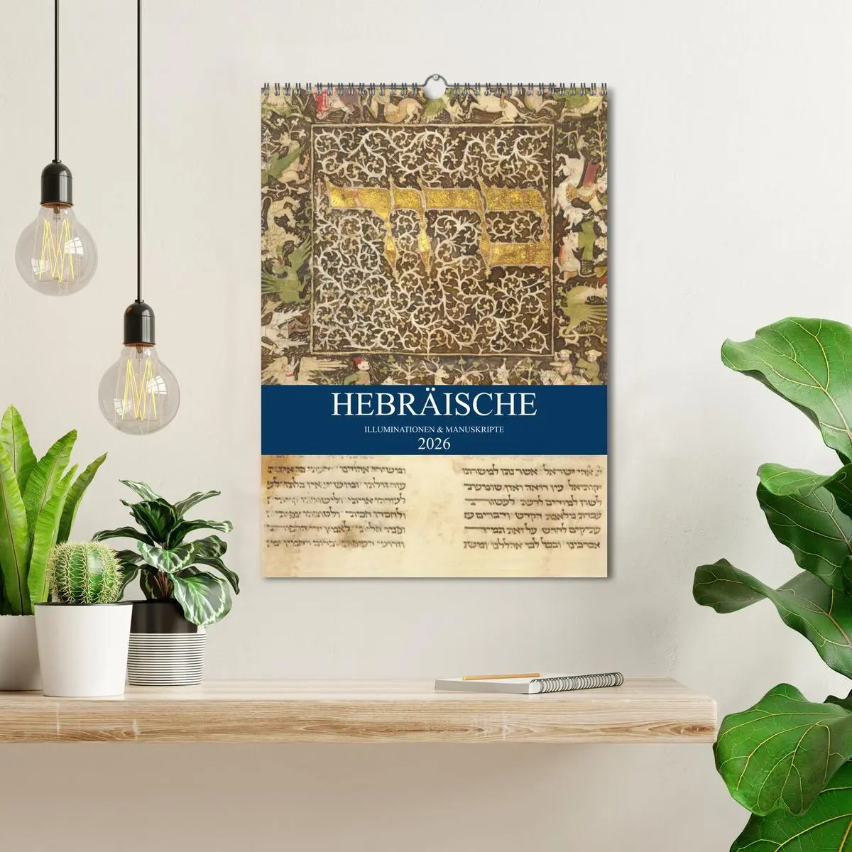 Bild: 9783516375046 | Hebräische Illuminationen und Manuskripte (Wandkalender 2026 DIN A3...