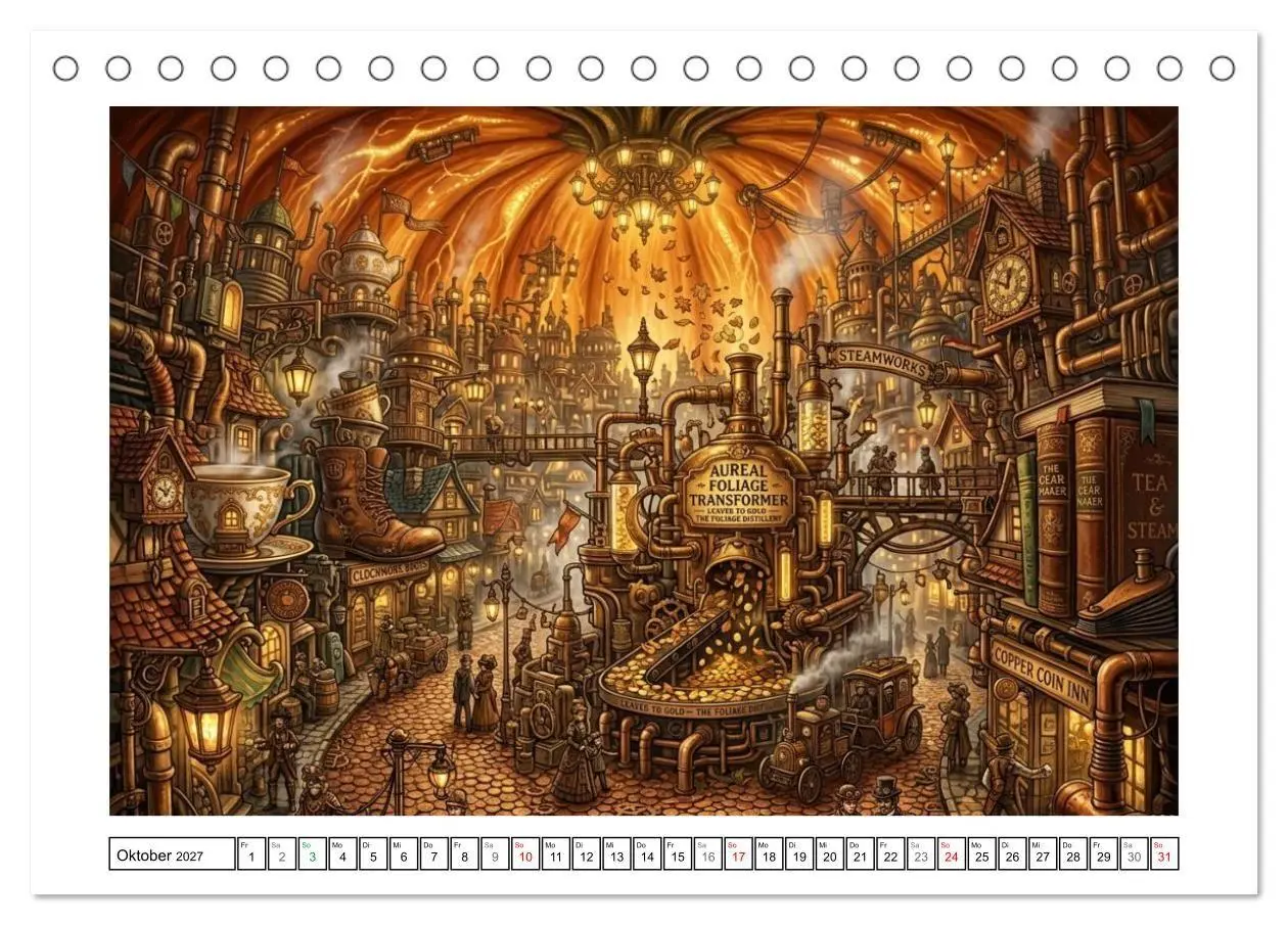 Bild: 9783516825046 | Surreale Traumzufluchten (Tischkalender 2027 DIN A5 quer), CALVENDO...