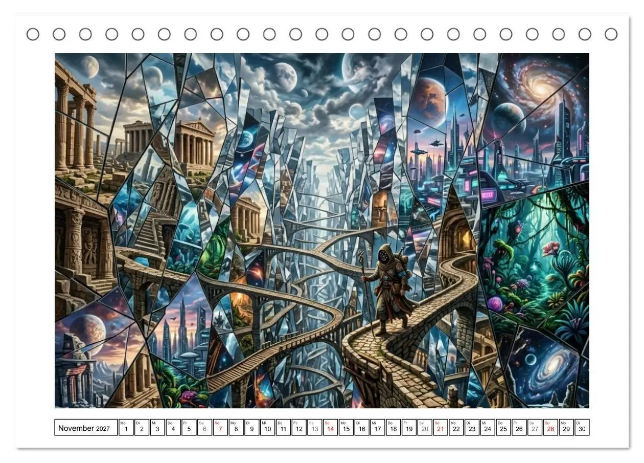 Bild: 9783516825046 | Surreale Traumzufluchten (Tischkalender 2027 DIN A5 quer), CALVENDO...