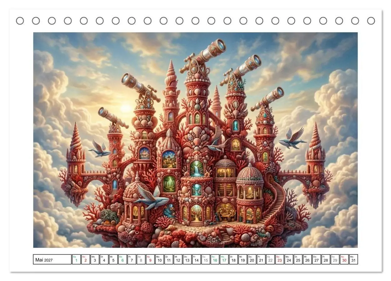 Bild: 9783516825046 | Surreale Traumzufluchten (Tischkalender 2027 DIN A5 quer), CALVENDO...