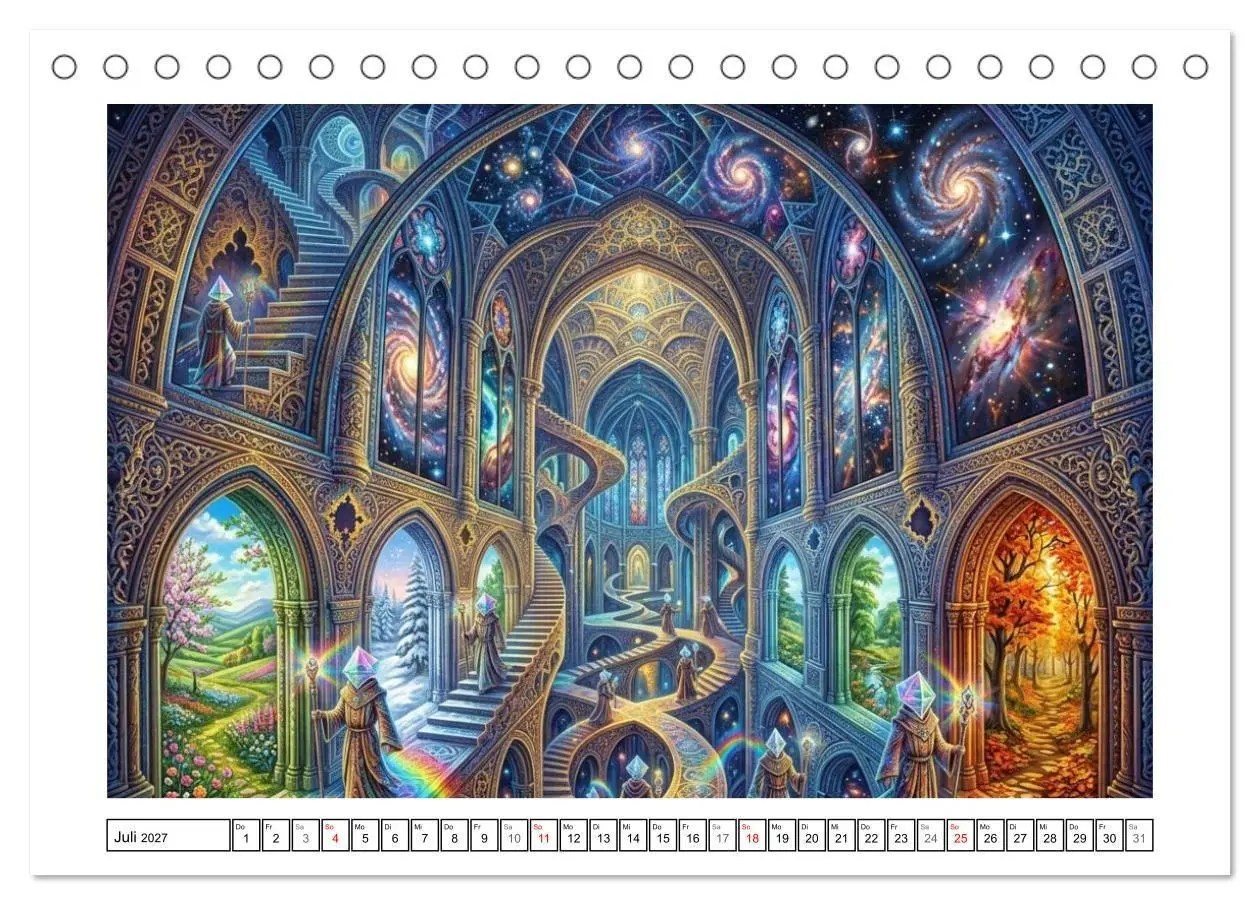 Bild: 9783516825046 | Surreale Traumzufluchten (Tischkalender 2027 DIN A5 quer), CALVENDO...