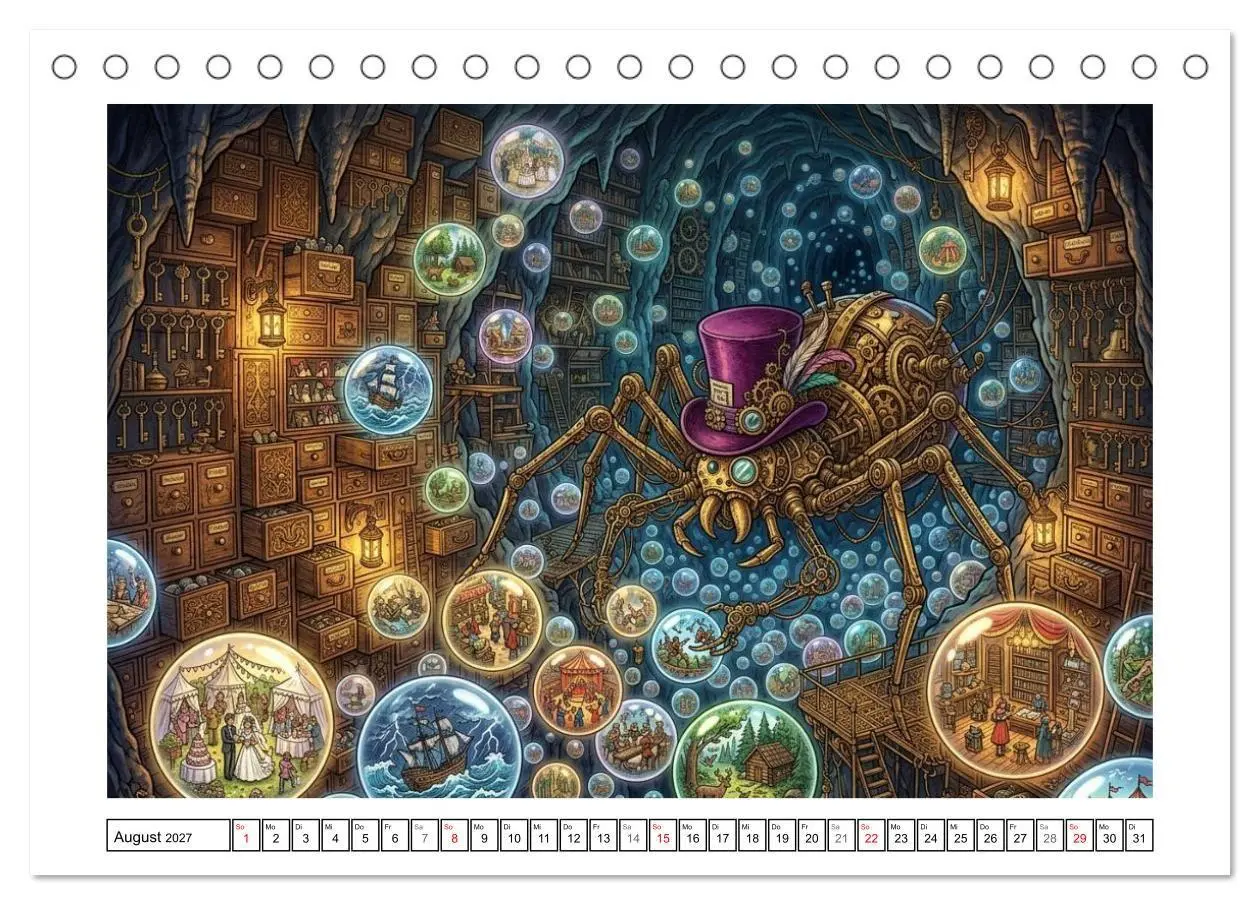 Bild: 9783516825046 | Surreale Traumzufluchten (Tischkalender 2027 DIN A5 quer), CALVENDO...