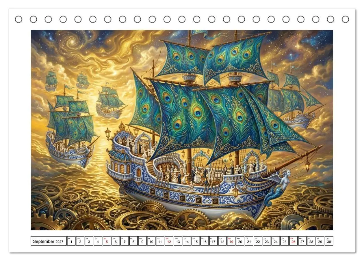 Bild: 9783516825046 | Surreale Traumzufluchten (Tischkalender 2027 DIN A5 quer), CALVENDO...
