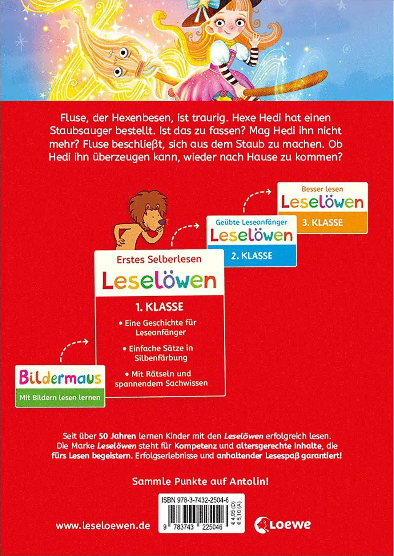 Bild: 9783743225046 | Leselöwen 1. Klasse - Der beleidigte Hexenbesen | Maja von Vogel