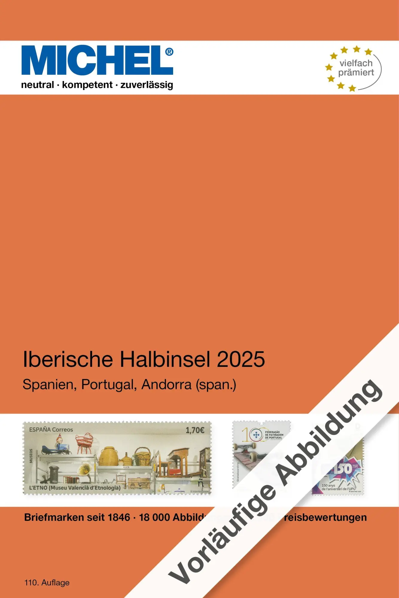 Cover: 9783954025046 | Iberische Halbinsel 2025 | Michel-Redaktion | Buch | 942 S. | Deutsch