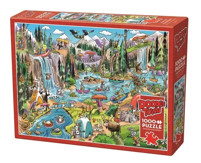 Cover: 625012445146 | COBBLE HILL PUZZLES - Verrückter Wasserfall 1000 Teile | Spiel | 2026