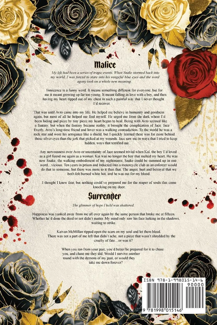 Rückseite: 9781998015146 | Malice and Surrender Special Edition | Brooklyn Cross | Taschenbuch
