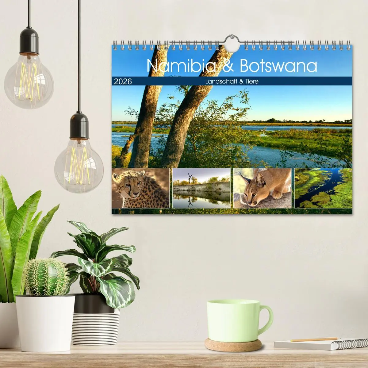 Bild: 9783457725146 | Namibia &amp; Botswana (Wandkalender 2026 DIN A4 quer), CALVENDO...