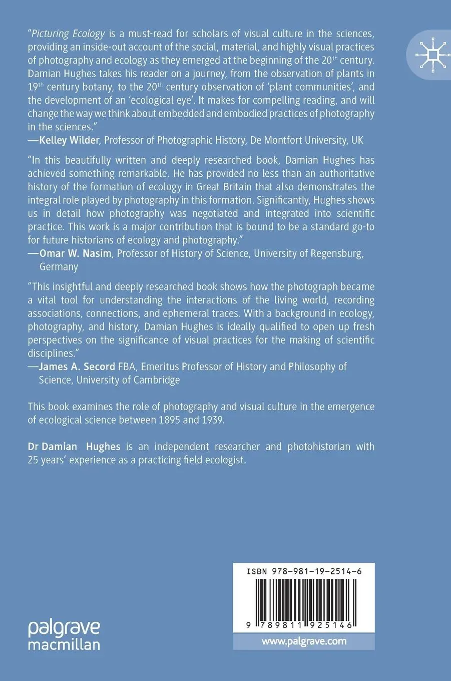 Rückseite: 9789811925146 | Picturing Ecology | Photography and the birth of a new science | Buch