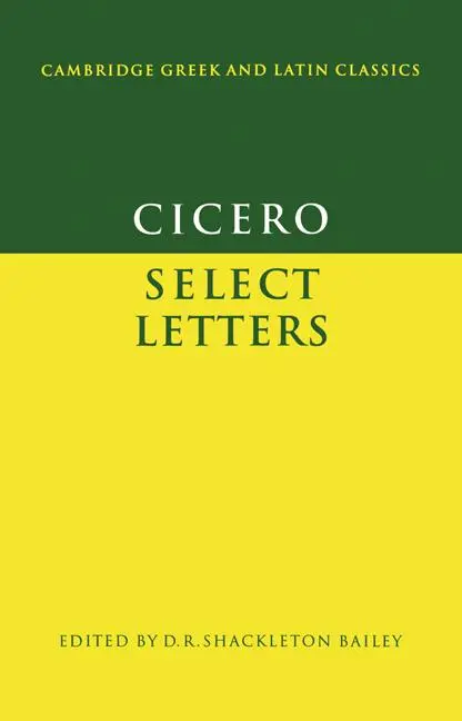 Cover: 9780521295246 | Cicero Select Letters | Marcus Tullius Cicero | Taschenbuch | Englisch