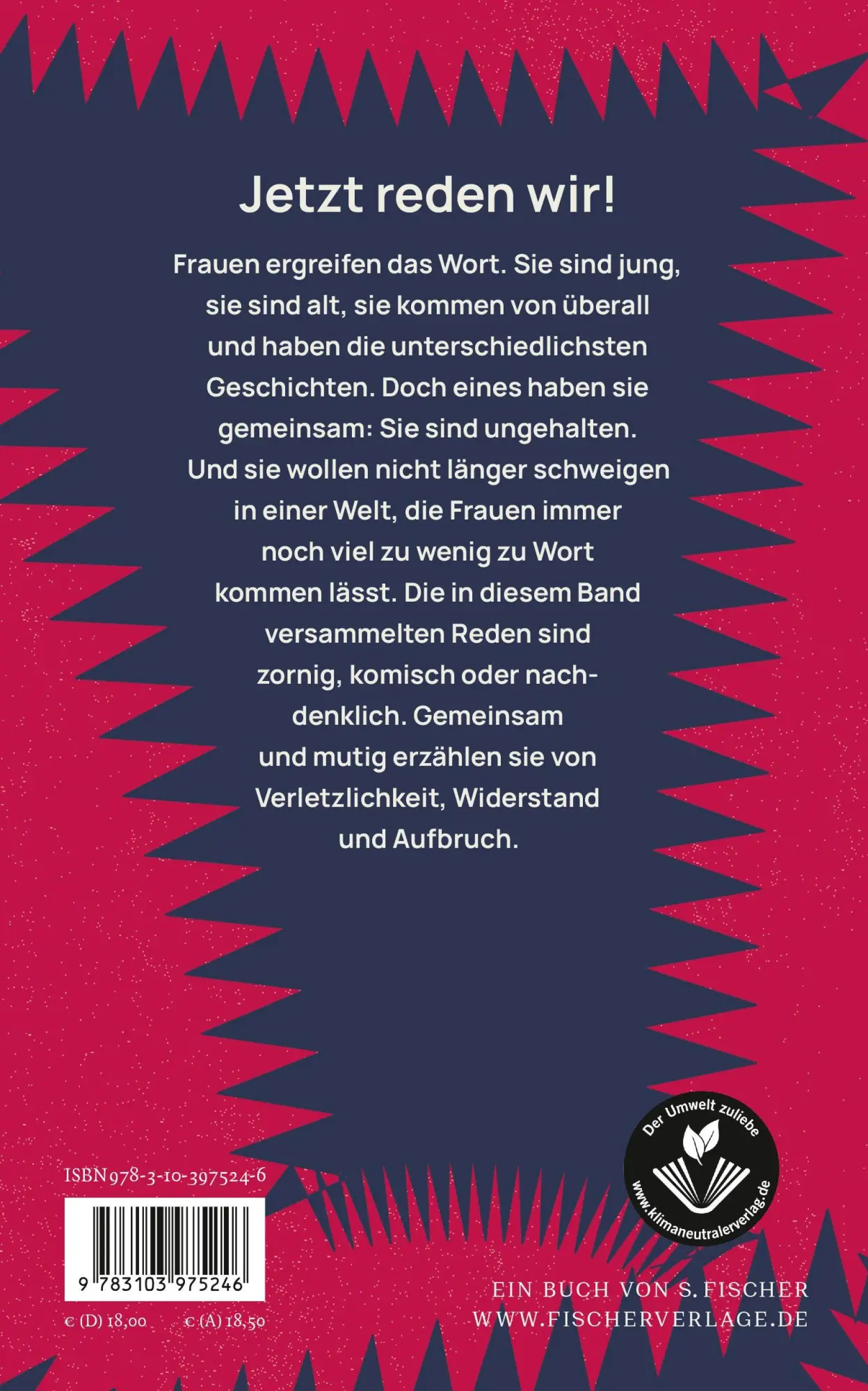 Rückseite: 9783103975246 | Sag jetzt nichts, lass mich zu Ende reden! | Ungehaltene Frauen | Buch