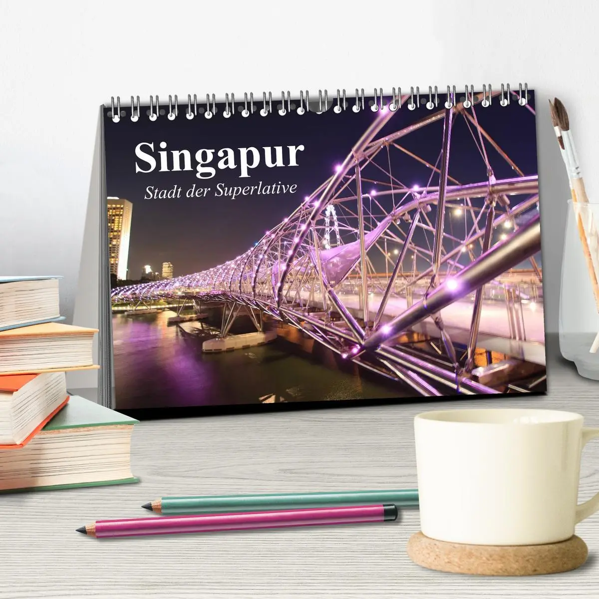Bild: 9783457955246 | Singapur. Stadt der Superlative (Tischkalender 2026 DIN A5 quer),...