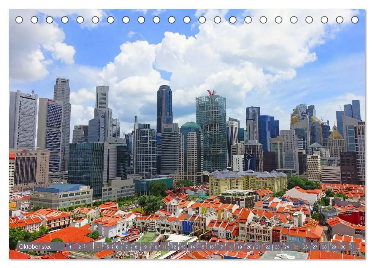 Bild: 9783457955246 | Singapur. Stadt der Superlative (Tischkalender 2026 DIN A5 quer),...