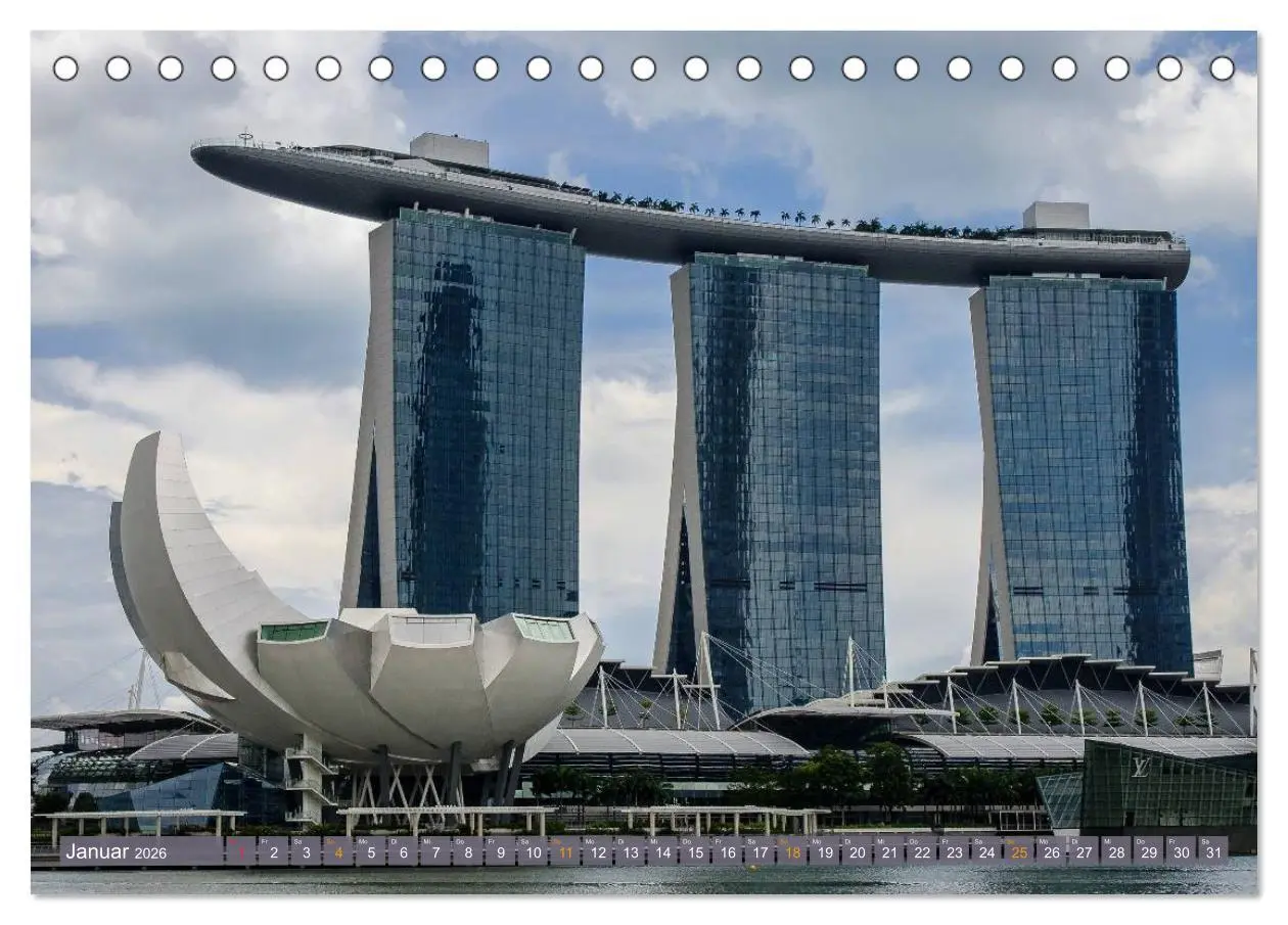 Bild: 9783457955246 | Singapur. Stadt der Superlative (Tischkalender 2026 DIN A5 quer),...
