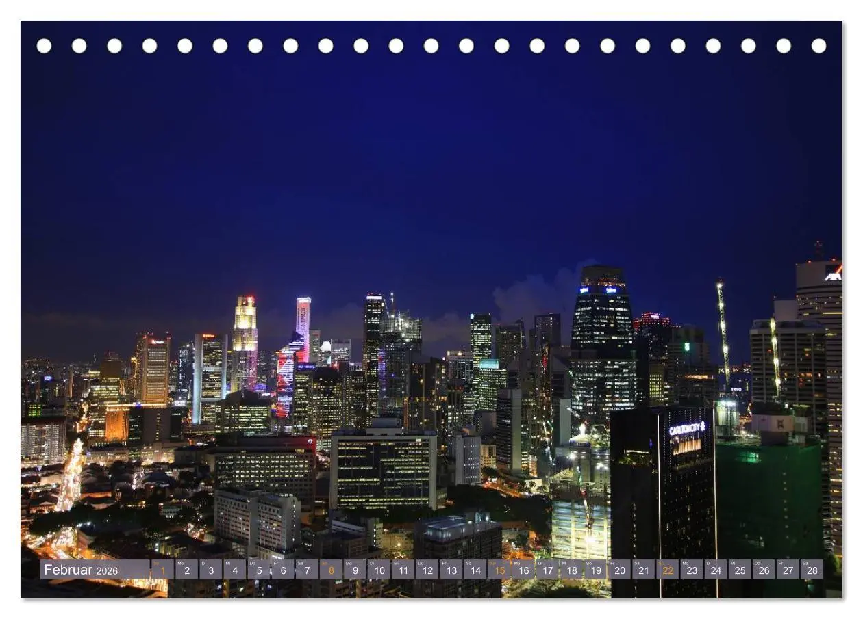 Bild: 9783457955246 | Singapur. Stadt der Superlative (Tischkalender 2026 DIN A5 quer),...