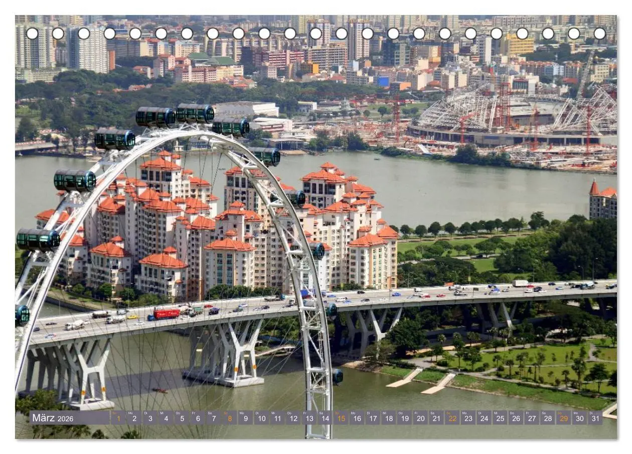 Bild: 9783457955246 | Singapur. Stadt der Superlative (Tischkalender 2026 DIN A5 quer),...
