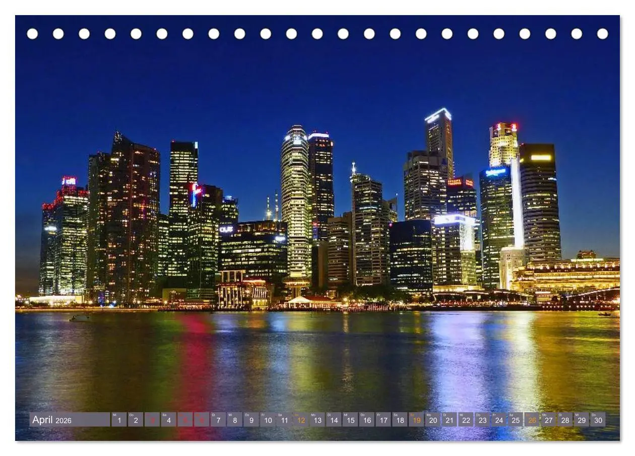 Bild: 9783457955246 | Singapur. Stadt der Superlative (Tischkalender 2026 DIN A5 quer),...