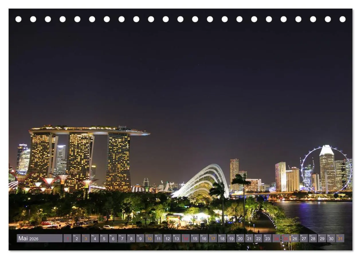 Bild: 9783457955246 | Singapur. Stadt der Superlative (Tischkalender 2026 DIN A5 quer),...