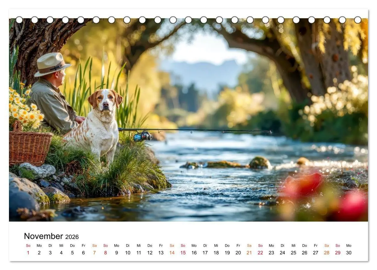 Bild: 9783516665246 | Angeln - der große Fang (Tischkalender 2026 DIN A5 quer), CALVENDO...