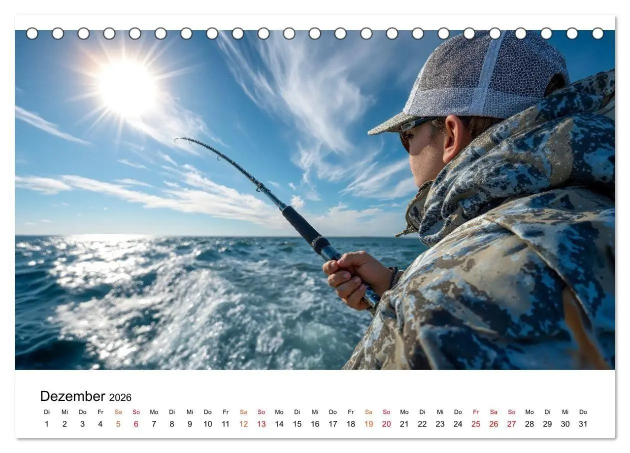 Bild: 9783516665246 | Angeln - der große Fang (Tischkalender 2026 DIN A5 quer), CALVENDO...
