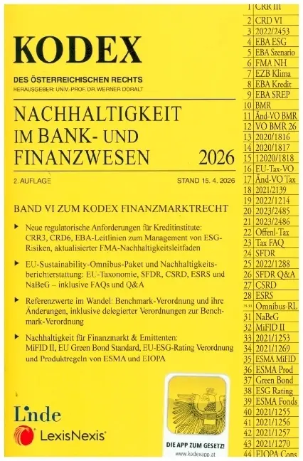 KODEX Nachhaltigkeit im Bank- und Finanzwesen 2026