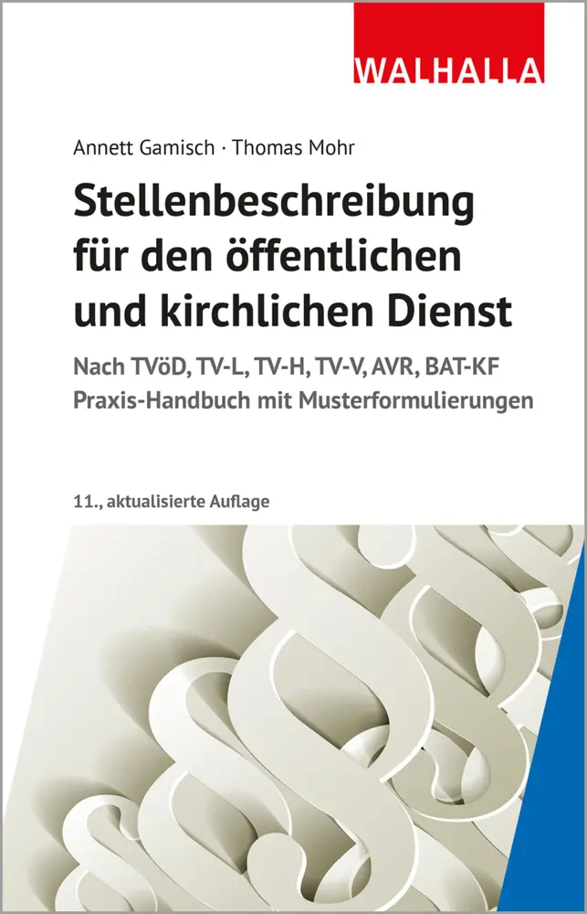Cover: 9783802915246 | Stellenbeschreibung für den öffentlichen und kirchlichen Dienst | Buch