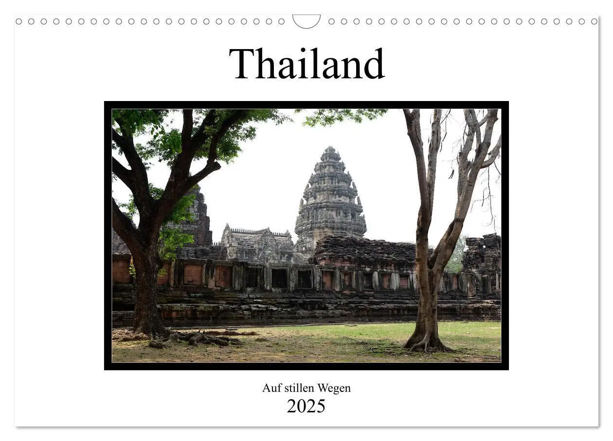 Cover: 9783435235346 | Thailand - auf stillen Wegen (Wandkalender 2025 DIN A3 quer),...