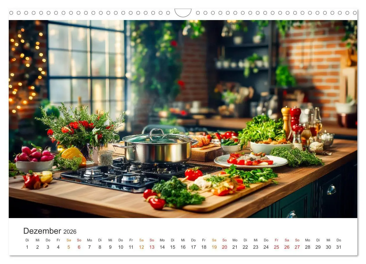 Bild: 9783457255346 | Küchenkalender - Momente voller Schönheit (Wandkalender 2026 DIN A3...