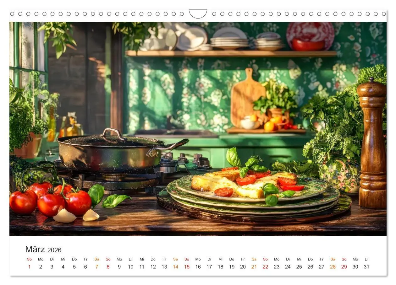 Bild: 9783457255346 | Küchenkalender - Momente voller Schönheit (Wandkalender 2026 DIN A3...