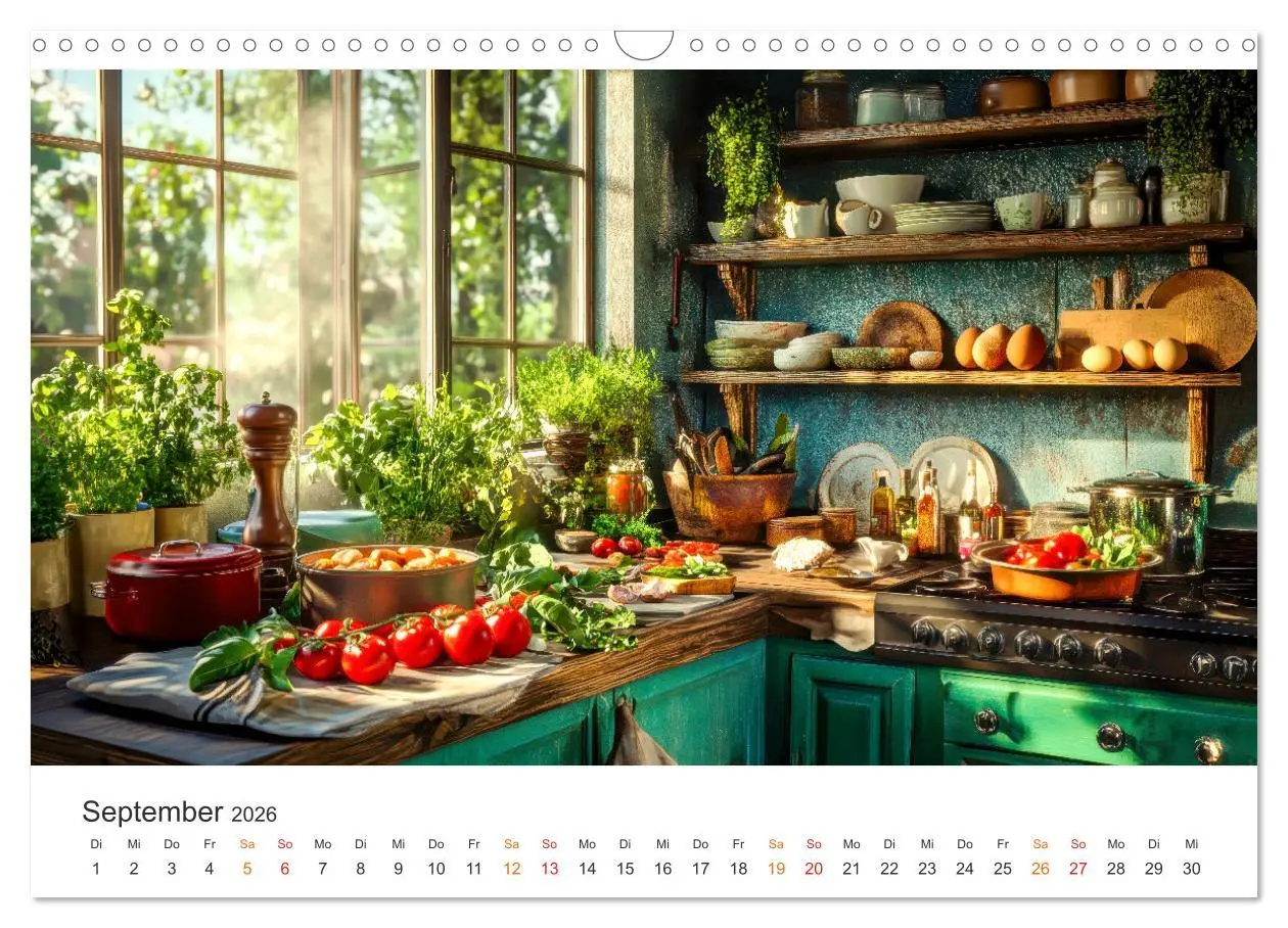Bild: 9783457255346 | Küchenkalender - Momente voller Schönheit (Wandkalender 2026 DIN A3...