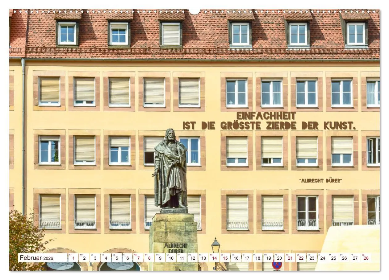 Bild: 9783457565346 | Nürnberg mit Zitaten von Albrecht Dürer (Wandkalender 2026 DIN A2...